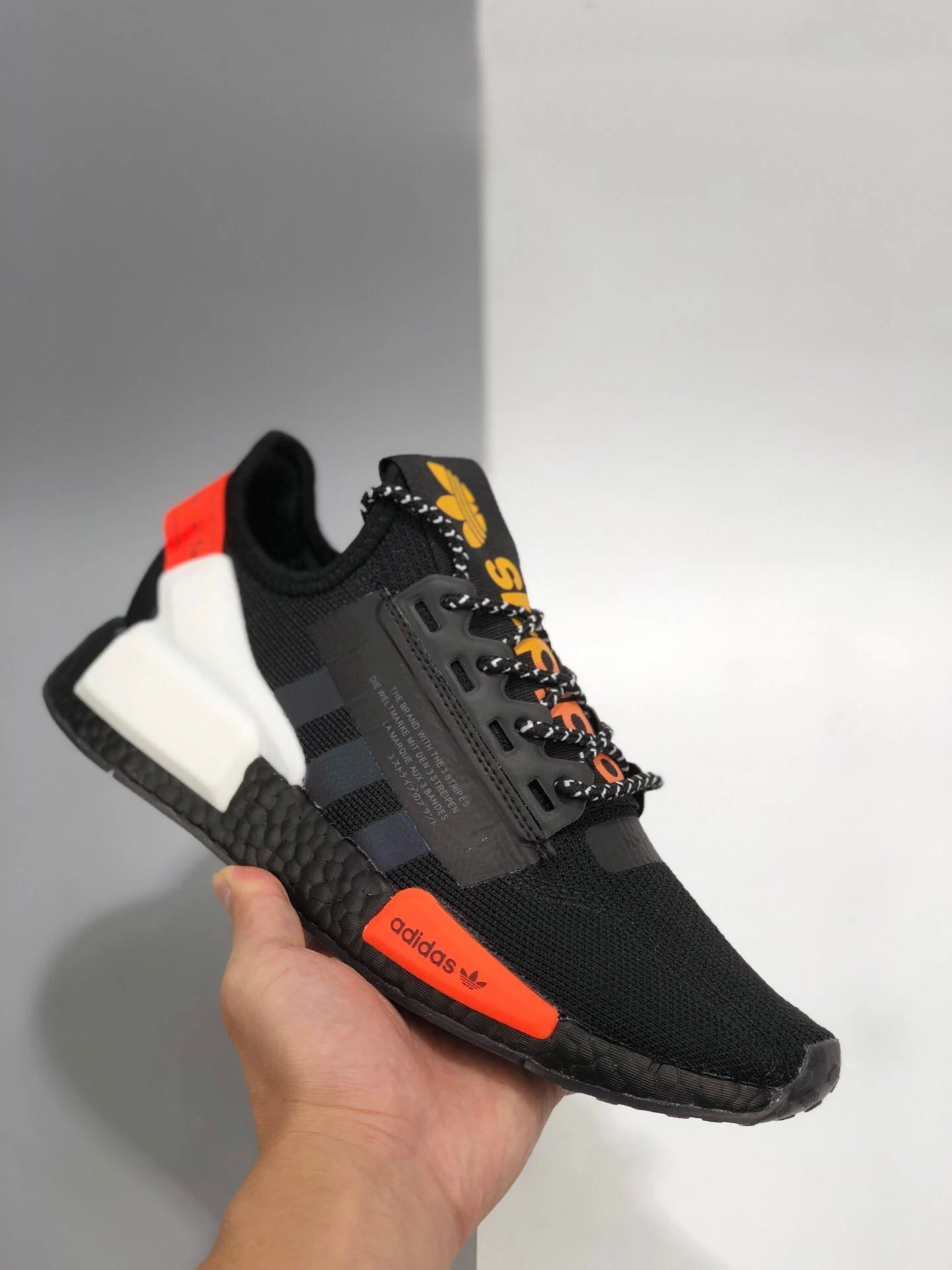 Adidas NMD R1 V2 Core Black Signal Coral FY3523 For Sale