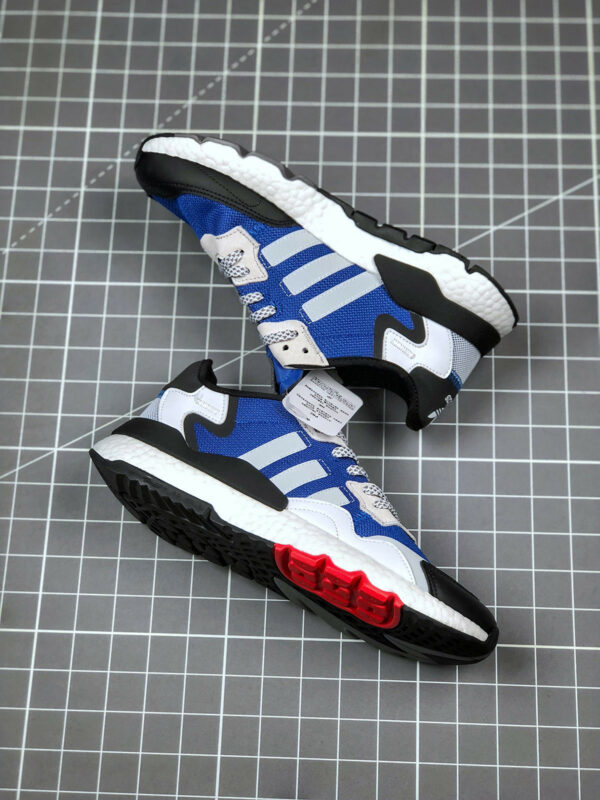 Adidas Nite Jogger Team Royal Blue Grey One Cloud White For Sale
