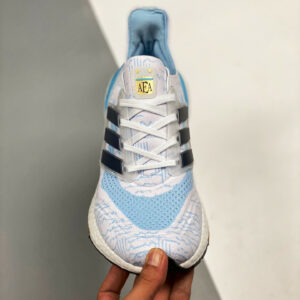 Adidas Ultra Boost 2021 White Night Indigo Clear Blue For Sale