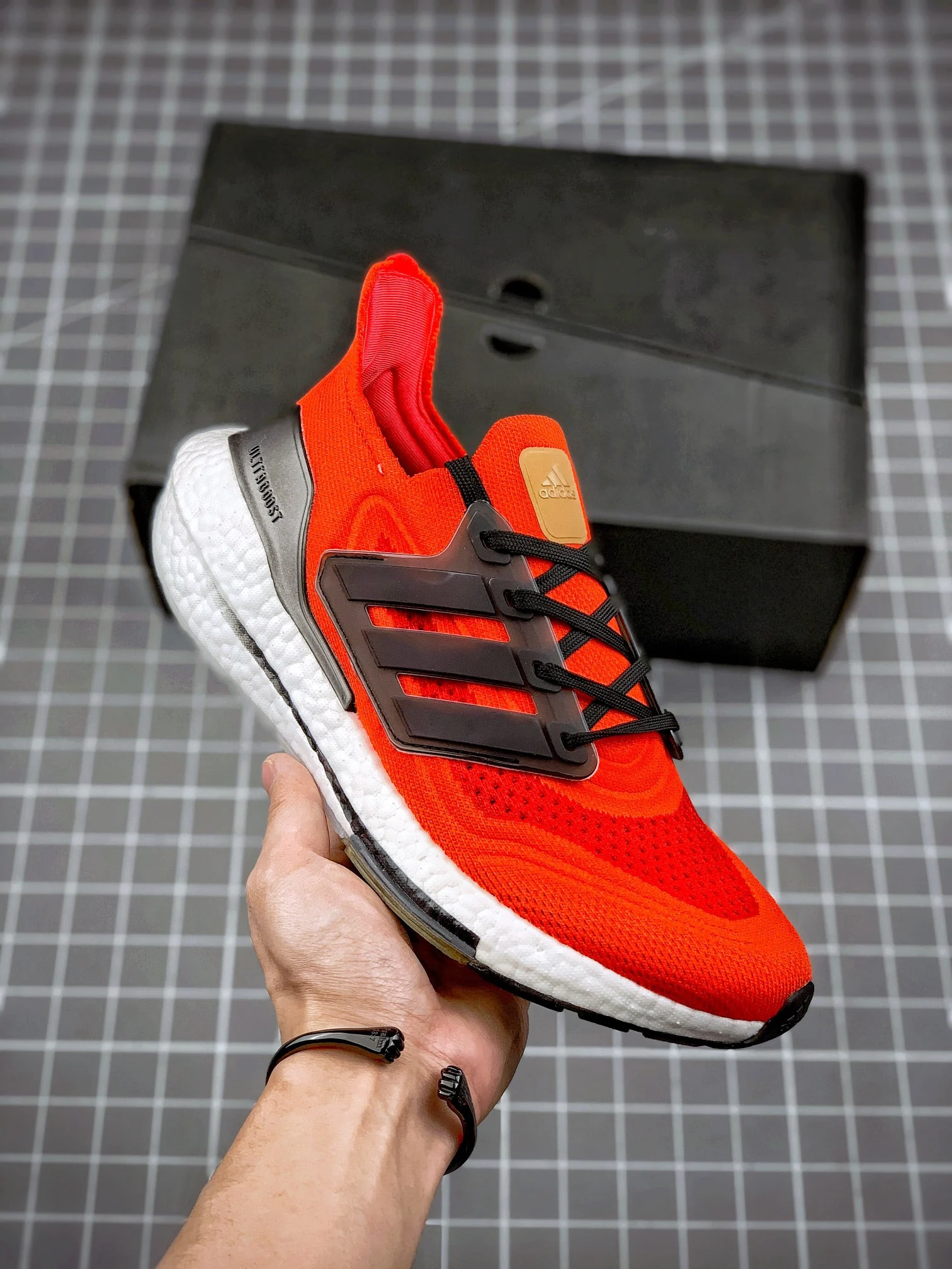 Adidas Ultra Boost 21 Red Black White For Sale