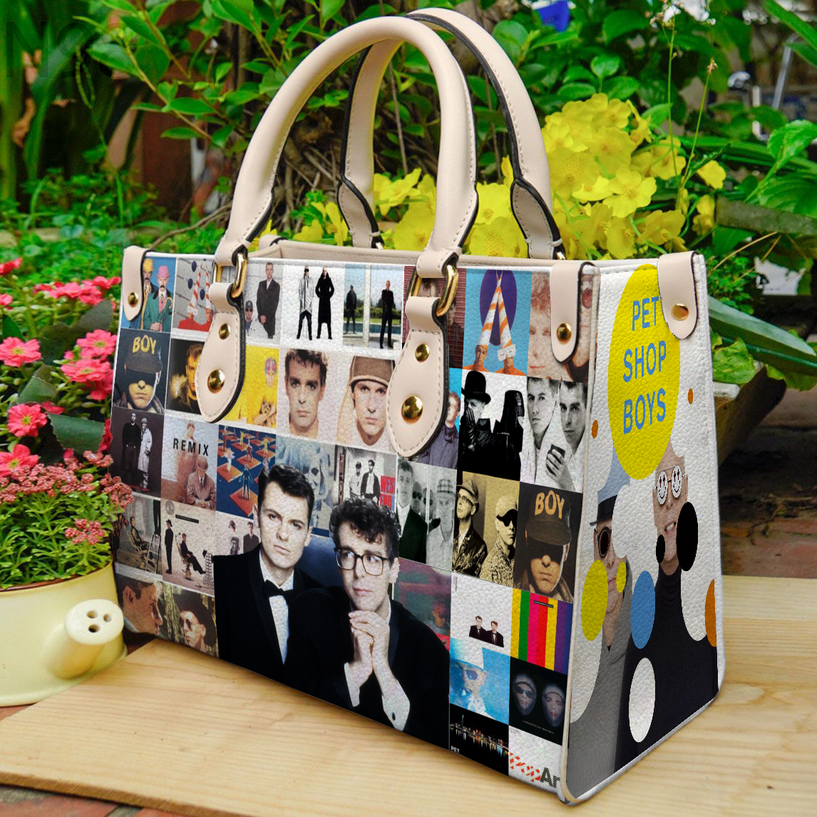 Pet Shop Boys Lover Women Leather Hand Bag