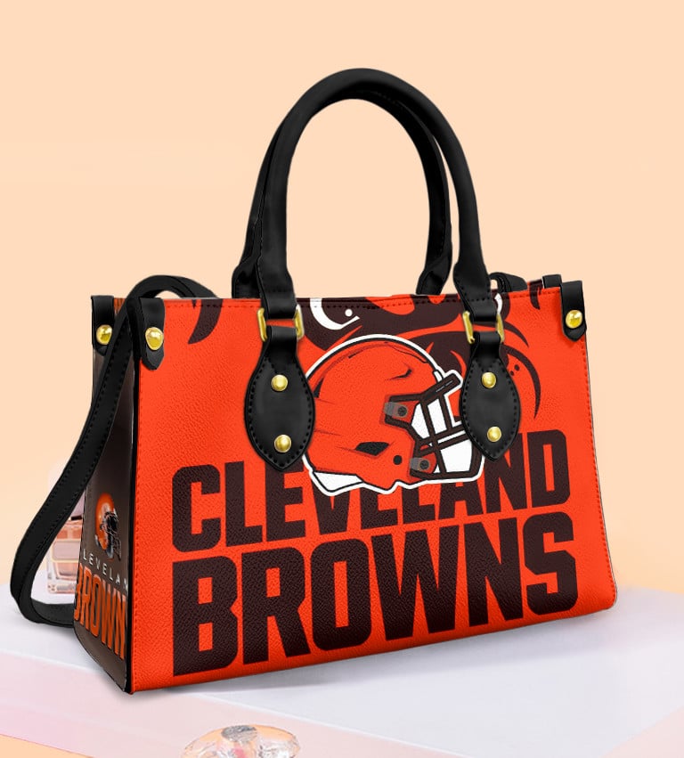 Cleveland Browns Women Leather Hand Bag
