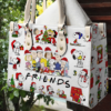 Snoopy Merry Christmas Women Leather Hand Bag