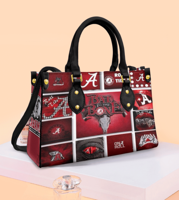 Alabama Crimson Tide 3 Women Leather Hand Bag
