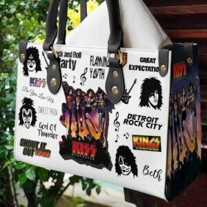 Kiss Band lover Women Leather Hand Bag