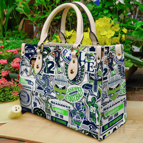 Seattle Seahawks Women Leather Hand Bag