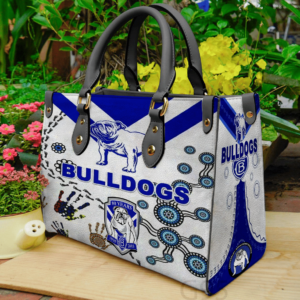 Canterbury Bankstown Bulldogs Women Leather Hand Bag