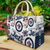 Winnipeg Jets Women Leather Hand Bag