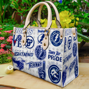 Tampa Bay Lightning Women Leather Hand Bag