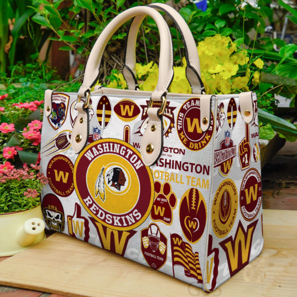 Washington Redskins Women Leather Hand Bag