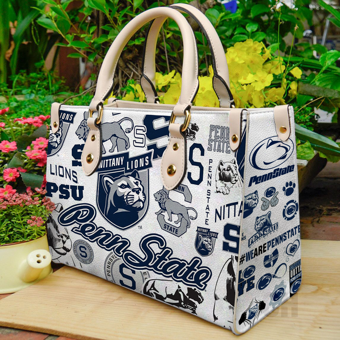 Penn State Nittany Lions Women Leather Hand Bag