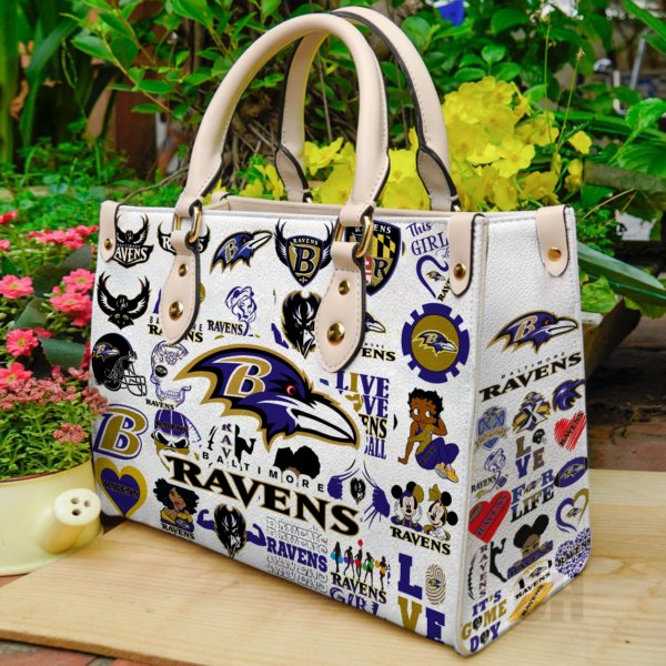 Baltimore Ravens Women Leather Hand Bag