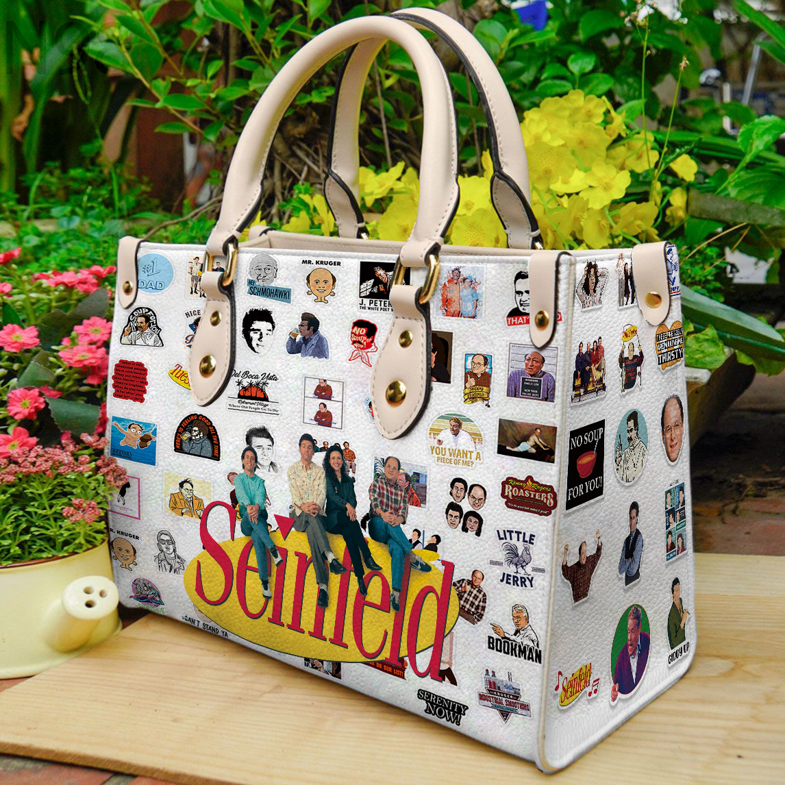 Seinfeld Lover Women Leather Hand Bag