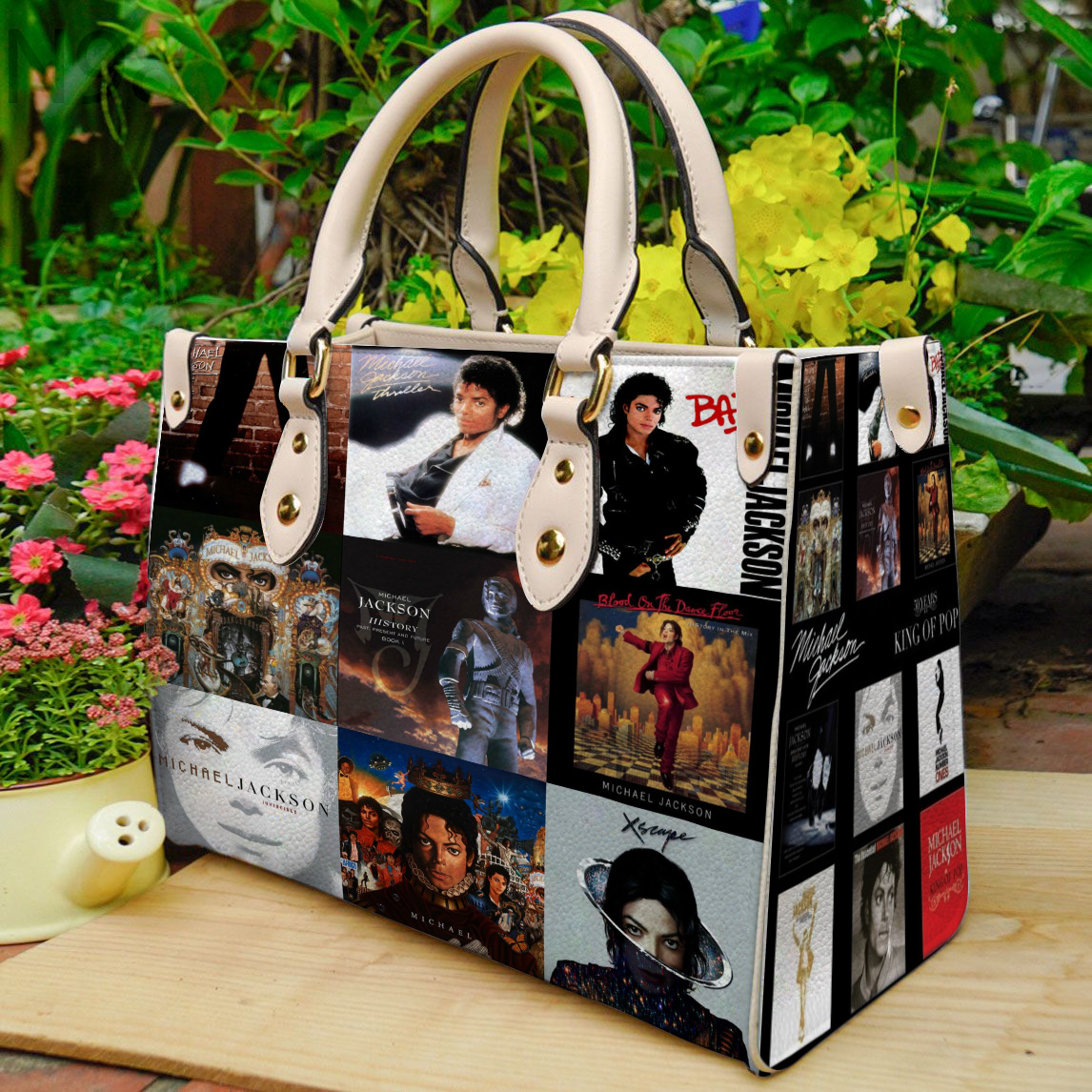 Michael Jackson Women Leather Hand Bag