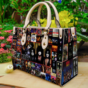 Kiss Band Lover Women Leather Hand Bag