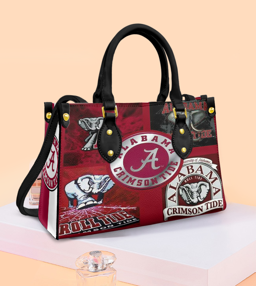 Alabama Crimson Tide Women Leather Hand Bag