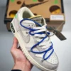 Off-White x Nike Dunk Low 32 of 50 Sail Neutral Grey Racer Blue For Sale