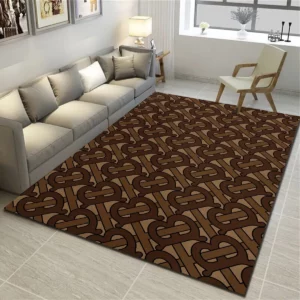 Burberry brown Rectangle Rug Area Carpet Luxury Door Mat Home Decor Fashion Brand