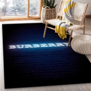 Burberry Rectangle Rug Area Carpet Home Decor Fashion Brand Door Mat Luxury