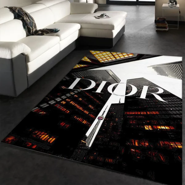 Dior Rectangle Rug Area Carpet Luxury Home Decor Door Mat Fashion Brand