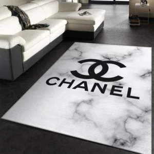 Chanel Rectangle Rug Luxury Home Decor Door Mat Fashion Brand Area Carpet