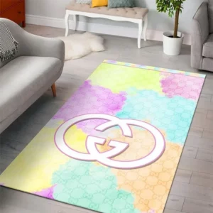 Gucci Colorful Mat Luxury Fashion Brand Rug Home Decor Door Mat Area Carpet