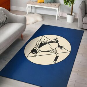 Pittsburgh Penguinss Nhl Hockey Team Logo Type 7194 Rug Living Room Home Decor Area Carpet