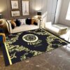 Versace Inspired Area Luxury Fashion Brand Rug Home Decor Area Carpet Door Mat