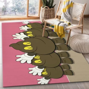 Kaws Luxury Fashion Brand Rug Area Carpet Home Decor Door Mat