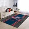 Columbus Blue Jackets Nhl Team Logo Type 7237 Rug Area Carpet Living Room Home Decor