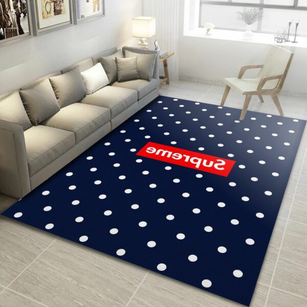 Supreme X Cdg Art And Bed Luxury Fashion Brand Rug Door Mat Home Decor Area Carpet