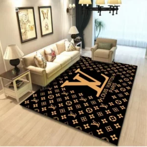 Louis Vuitton Paris Luxury Fashion Brand Rug Home Decor Door Mat Area Carpet