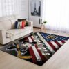 Vegas Golden Knights Nhl Team Logo Mickey Us Type 7750 Rug Home Decor Area Carpet Living Room