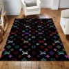 Louis Vuitton Luxury Fashion Brand Rug Area Carpet Door Mat Home Decor