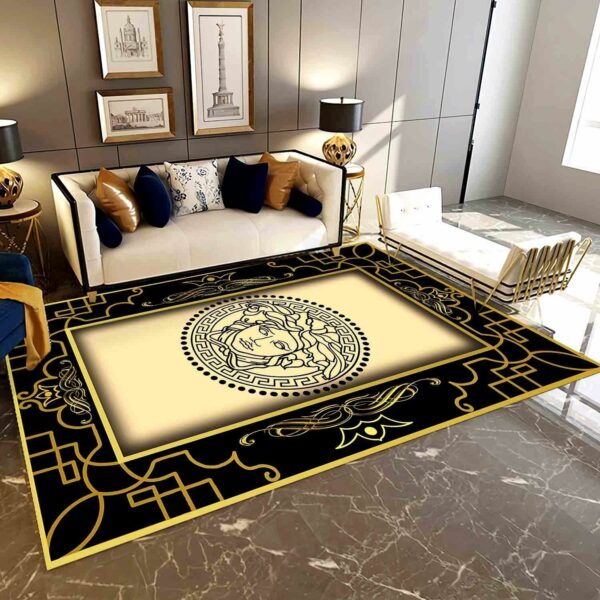 Versace Area Luxury Fashion Brand Rug Area Carpet Home Decor Door Mat