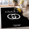 Gucci Black Marble Marmor Luxury Fashion Brand Rug Door Mat Home Decor Area Carpet