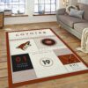 Arizona Coyotes Nhl Type 7861 Rug Home Decor Living Room Area Carpet