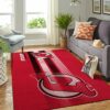 New Jersey Devils Nhl Team Logo Nice Type 7880 Rug Area Carpet Home Decor Living Room