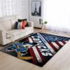 Vancouver Canucks Nhl Team Logo Mickey Us Type 7885 Rug Living Room Area Carpet Home Decor