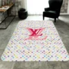 Louis Vuitton Colorful Luxury Fashion Brand Rug Area Carpet Door Mat Home Decor