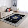 Navy Midshipmens Ncaa Football Basketball Team Logo Type 7950 Rug Area Carpet Home Decor Living Room