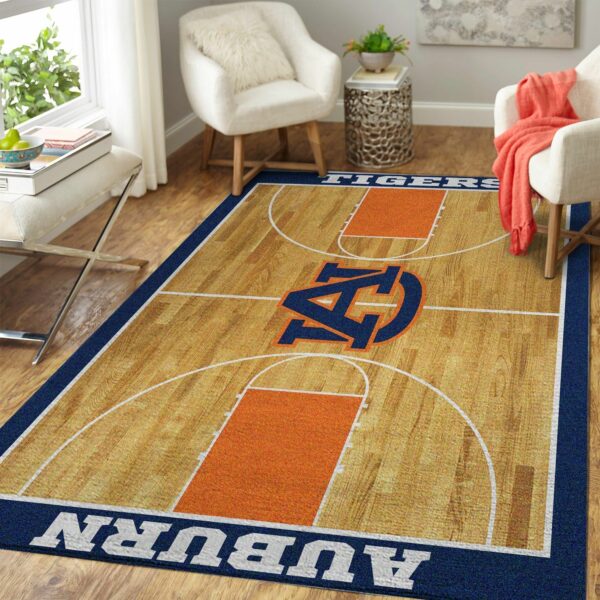 Auburn Tigers Ncaa Basketball Custom Type 7974 Rug Area Carpet Home Decor Living Room