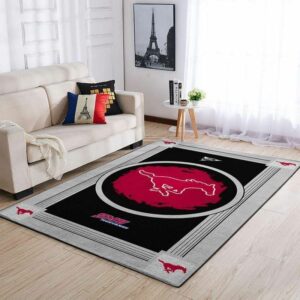 Smu Mustangss Ncaa Football Basketball Team Logo Type 8152 Rug Area Carpet Living Room Home Decor