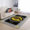 Iowa Hawkeyess Ncaa Football Basketball Team Logo Type 8200 Rug Home Decor Area Carpet Living Room