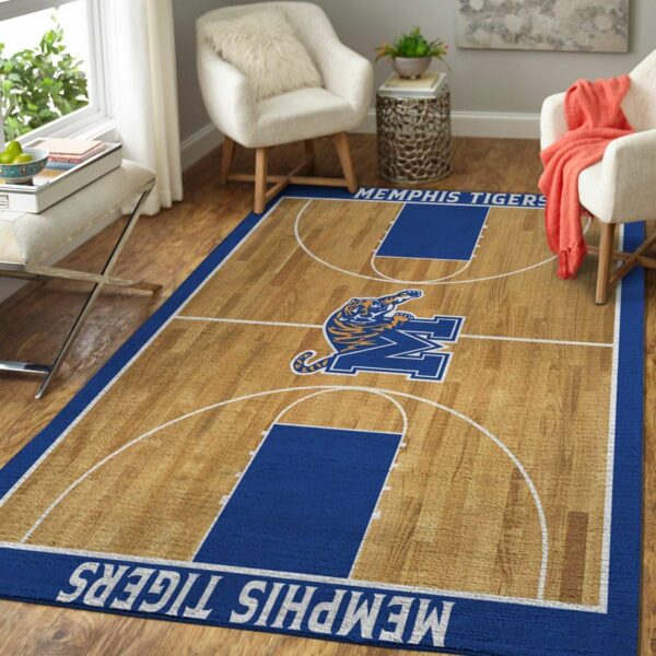 Memphis Tigers Ncaa Basketballs Custom Type 8221 Rug Living Room Home Decor Area Carpet