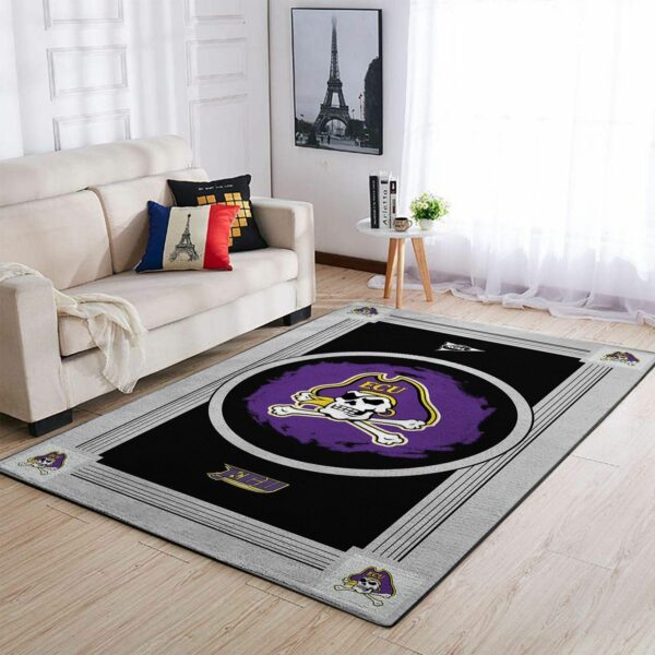 East Carolina Pirates Ncaas Team Logo Type 8224 Rug Area Carpet Living Room Home Decor