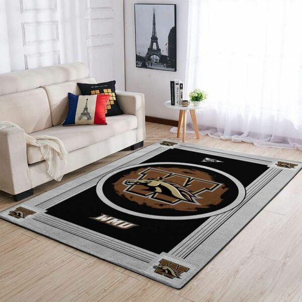 Western Michigan Broncoss Ncaa Football Basketball Team Logo Type 8299 Rug Living Room Home Decor Area Carpet