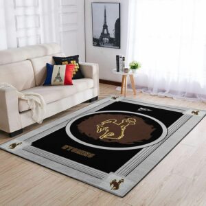 Wyoming Cowboys Ncaa Team Logo Nice Type 8346 Rug Living Room Home Decor Area Carpet