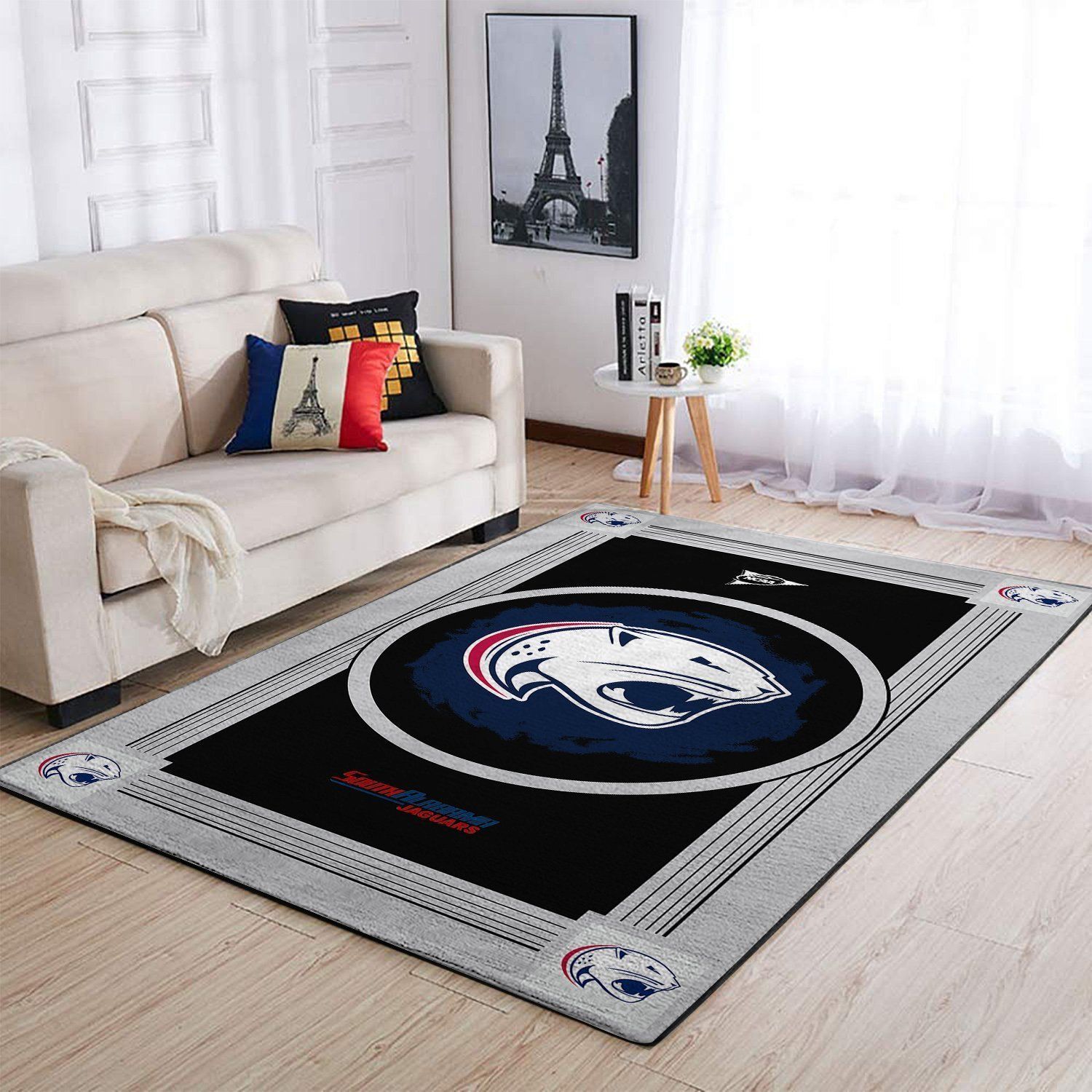 South Alabama Jaguars Ncaa Team Logo Nice Type 8393 Rug Living Room Home Decor Area Carpet