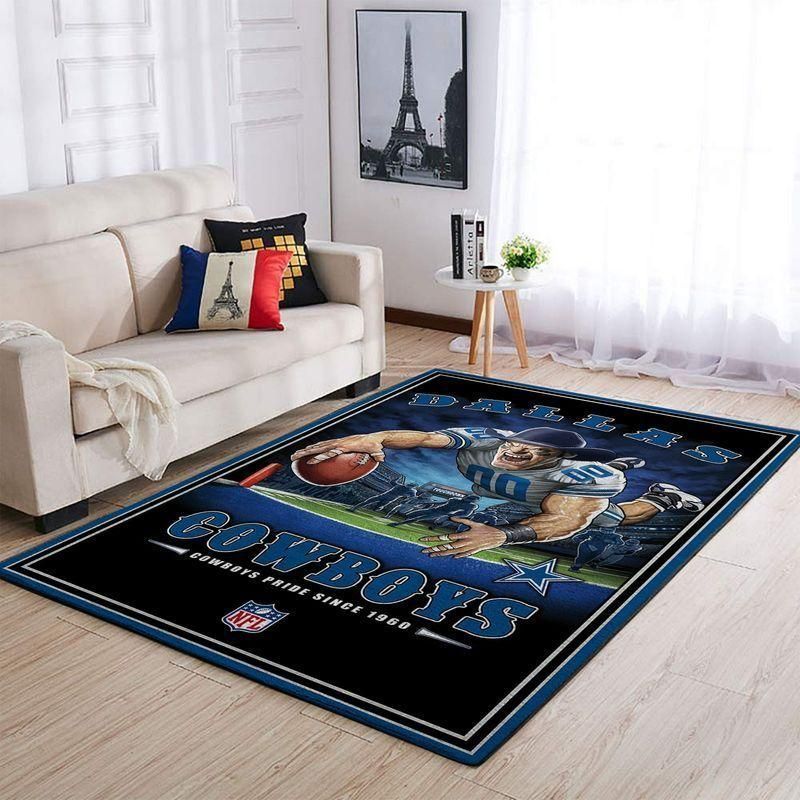 Dallas Cowboys Ncaa Team Logos Type 8524 Rug Area Carpet Home Decor Living Room